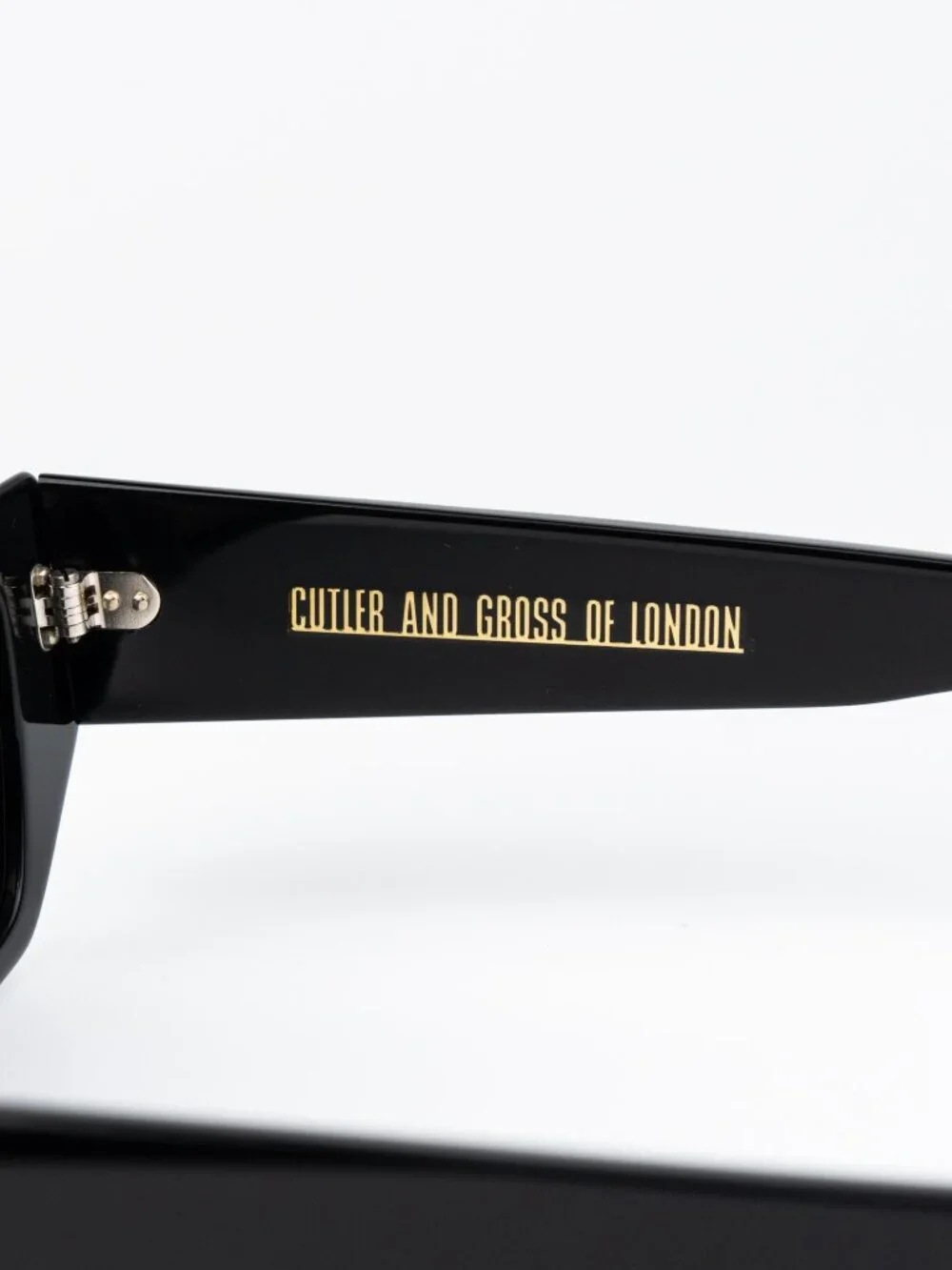 Cutler and Gross Men Sunglasses Black Red Rectangle CGSN1367 003 NEW AUTHENTIC